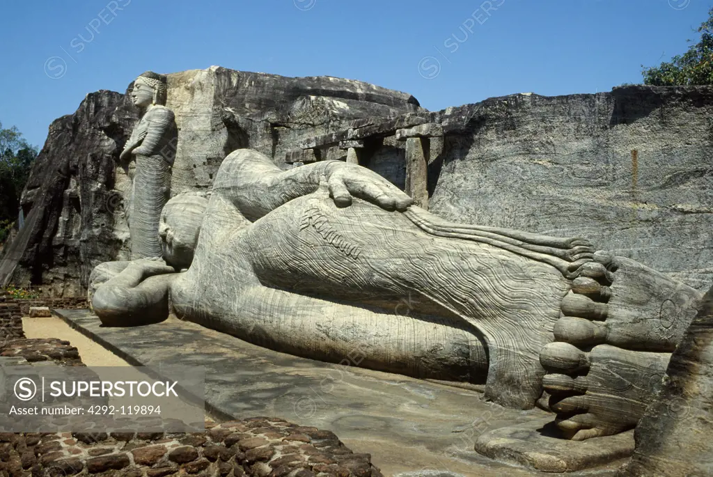 Sri Lanka - Polonnaruwa Gal Vihara buddha
