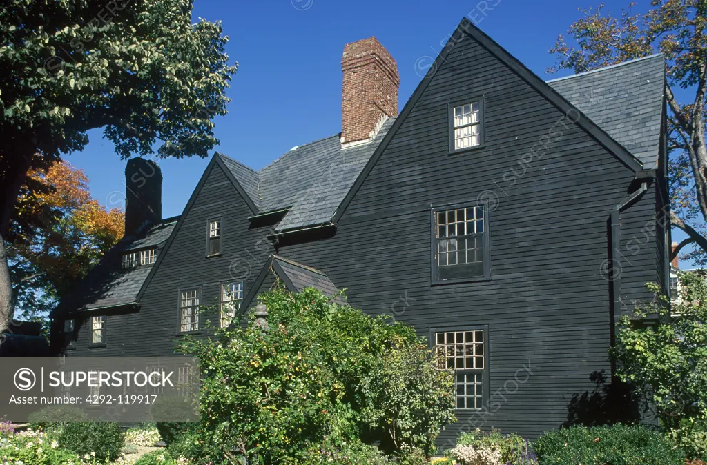 USA, Massachusetts, Salem, the house of seven gables