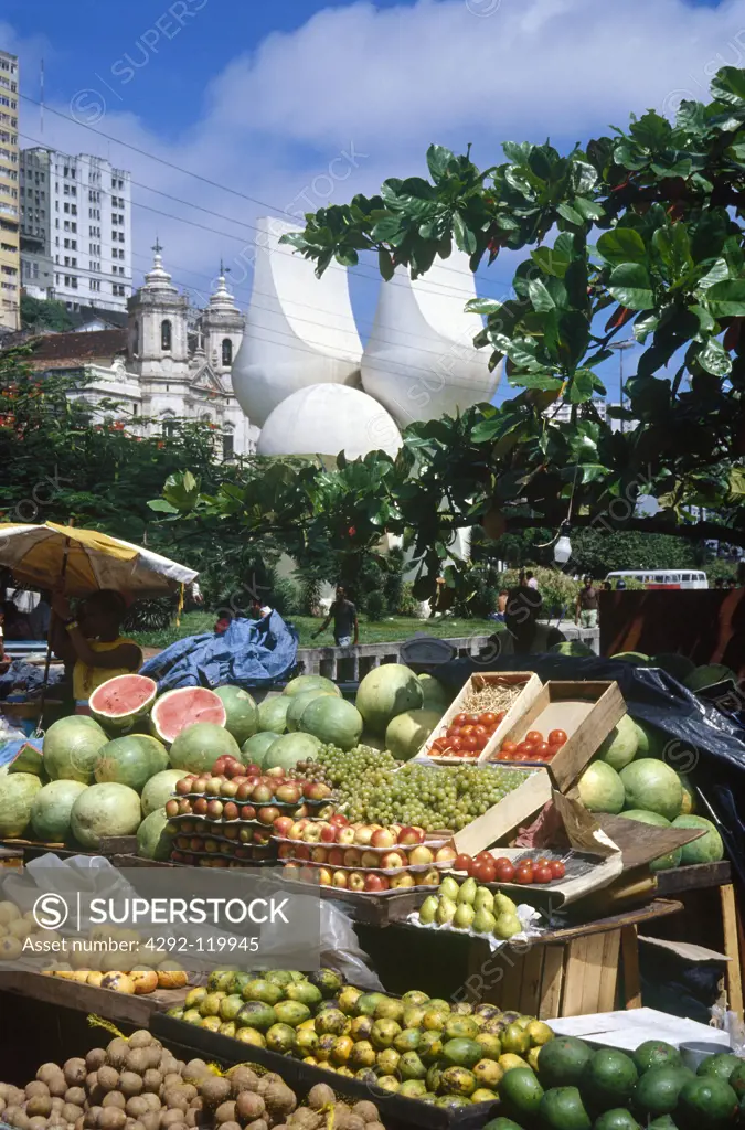 Brazil, Bahia, Salvador de Bahia, street market