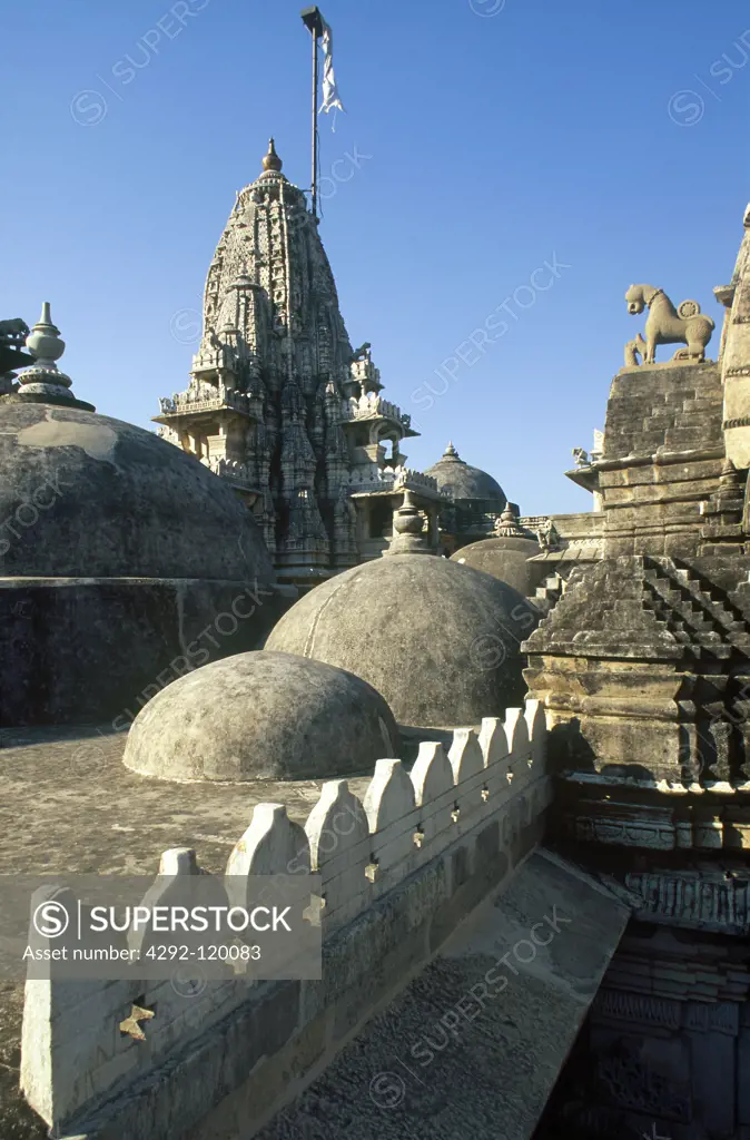 India, Rajasthan, Ranakpur, Chaumukha Jain temple