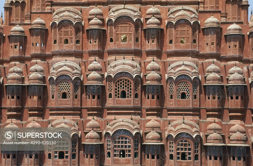 India, Jaipur, Palace of the Winds, Hawa Mahal