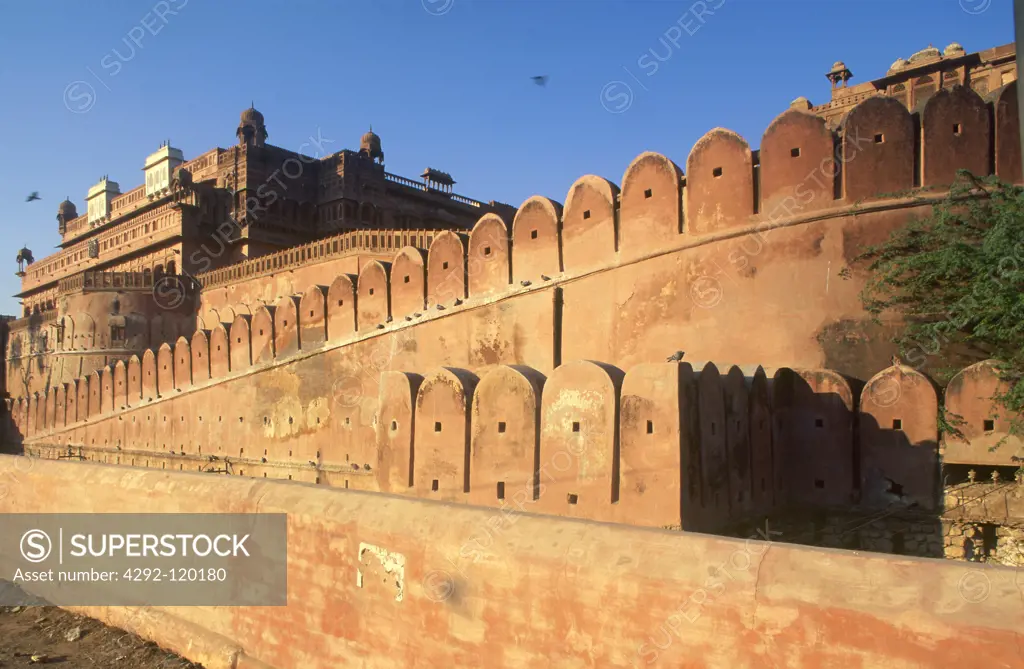 India, Rajasthan, Bikaner, fort Junargarth