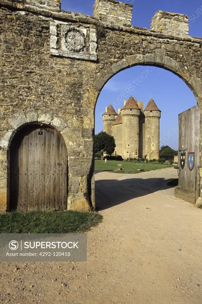 France, Indre, Sarzay castle