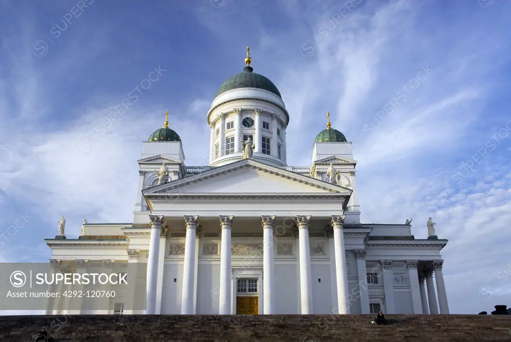 Finland, Helsinki, Senate Square, St Nicholas Cathedral