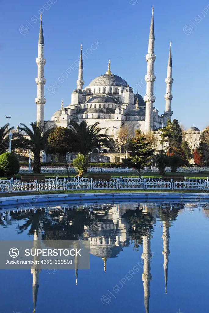 Turkey, Istanbul, Sultanhamet Mosque, Blue Mosque