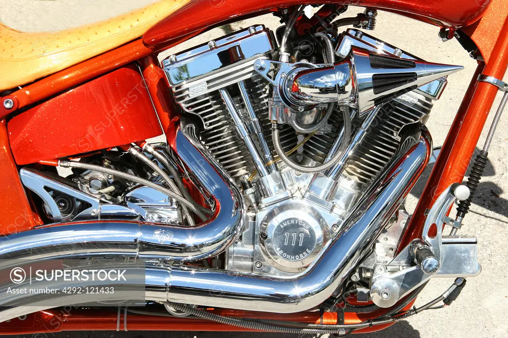 Harley Davidson engine detail