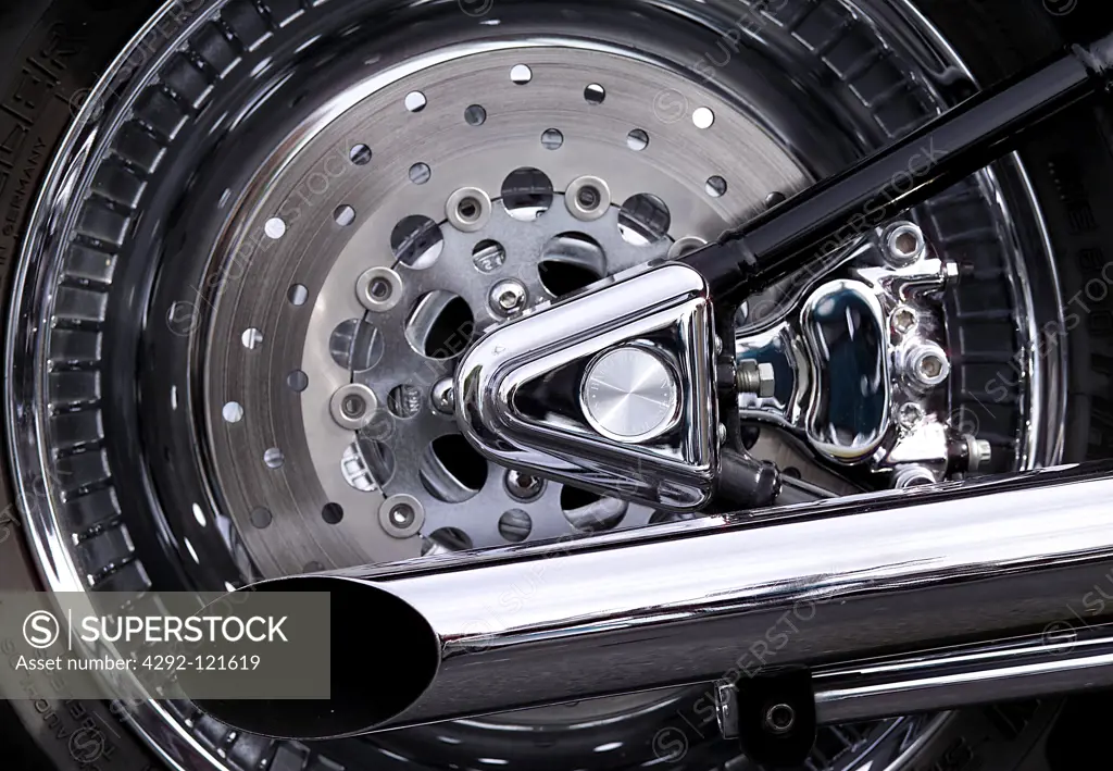 Harley Davidson wheel detail