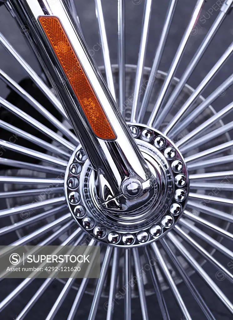 Harley Davidson wheel detail