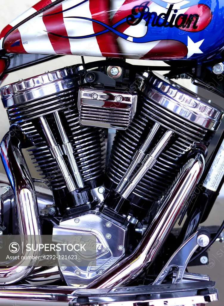 Harley Davidson engine detail