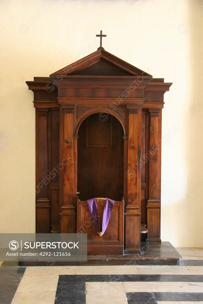 Confession booth