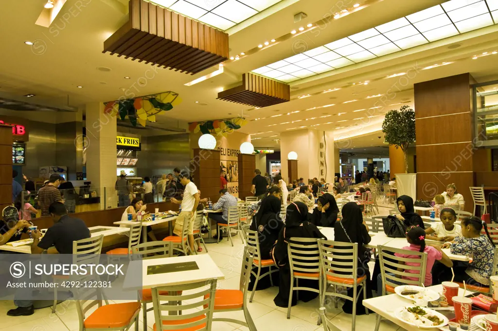 Dubai, United Arab Emirates, Mall of the Emirates, fast food restaurant