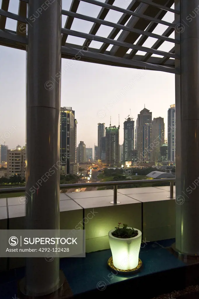 UAE, Dubai, skyline of the city