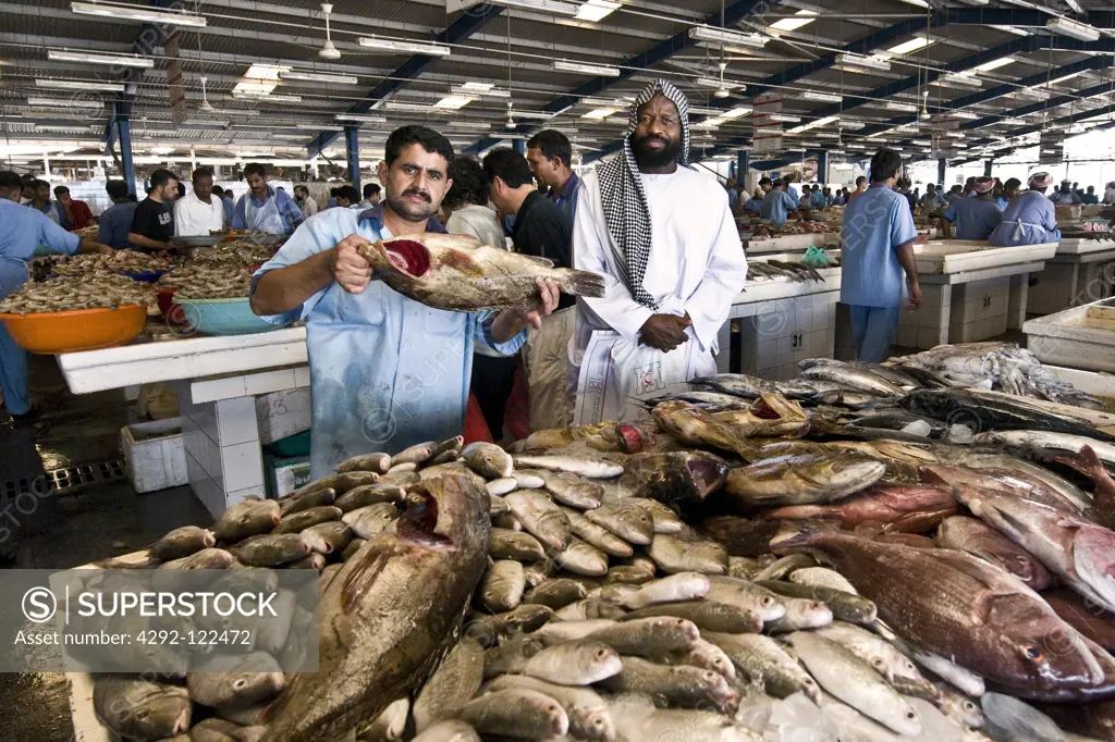 United Arab Emirates, Dubai, Deira, the fish market