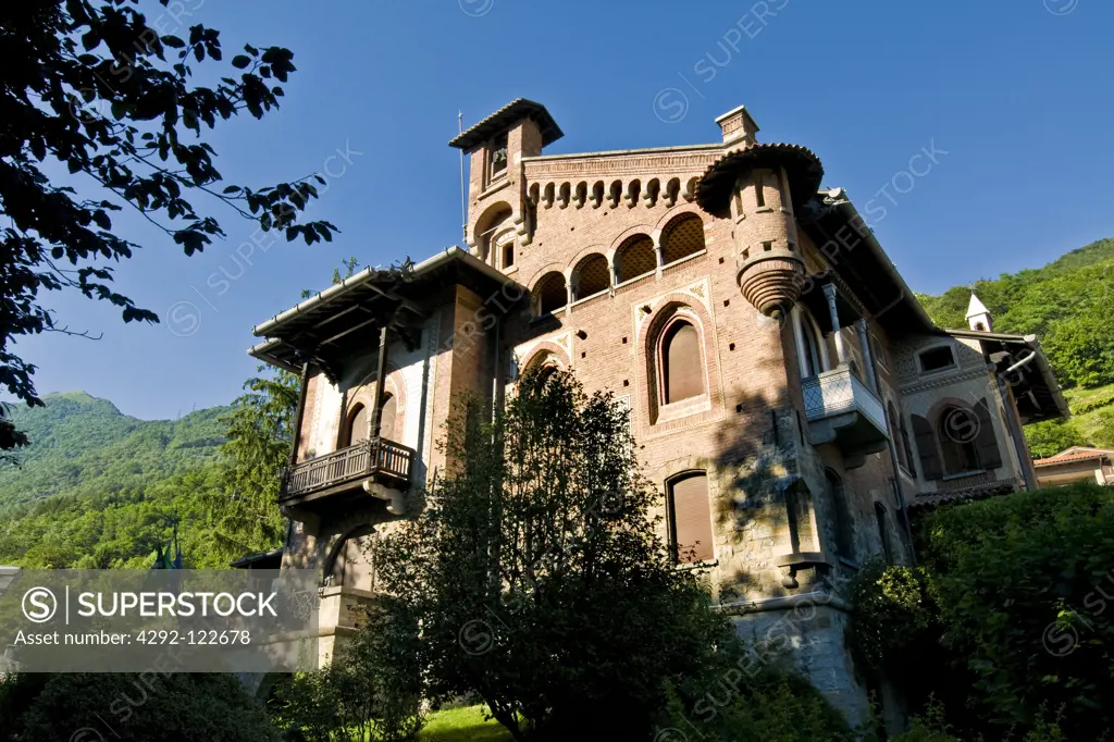Italy, Lombardy, Introbio, Villa Migliavacca