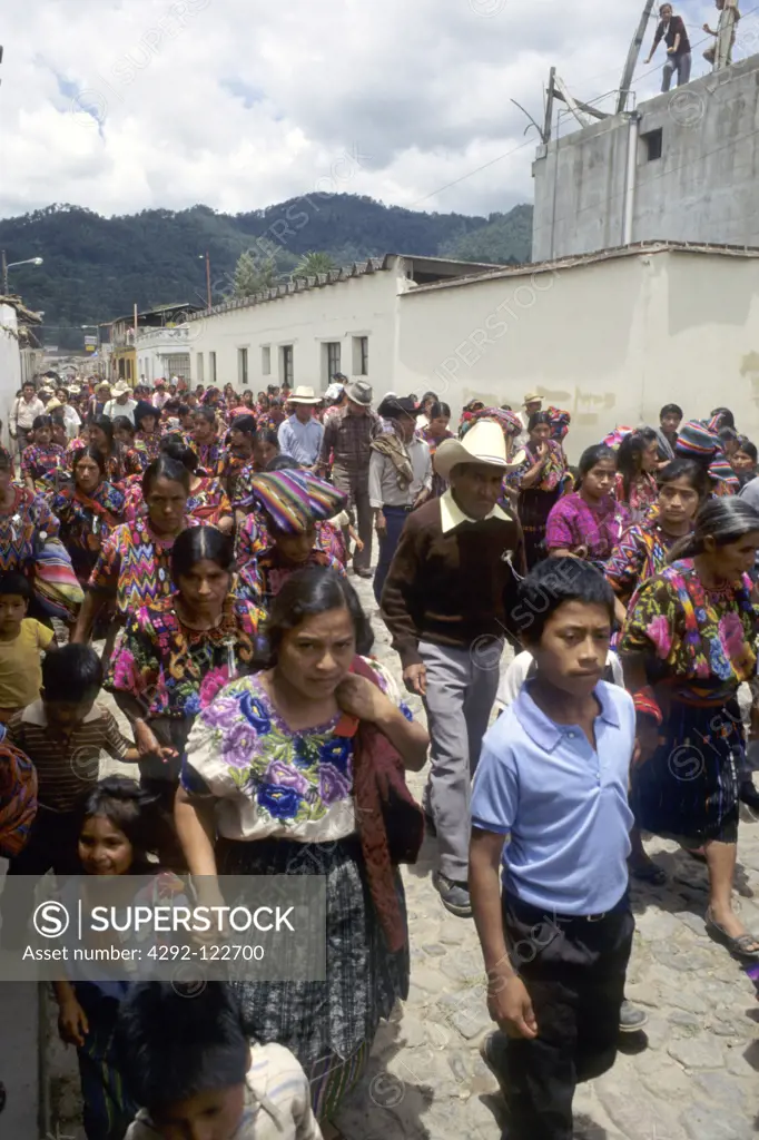 Procession, Chichicastenango,Guatemala