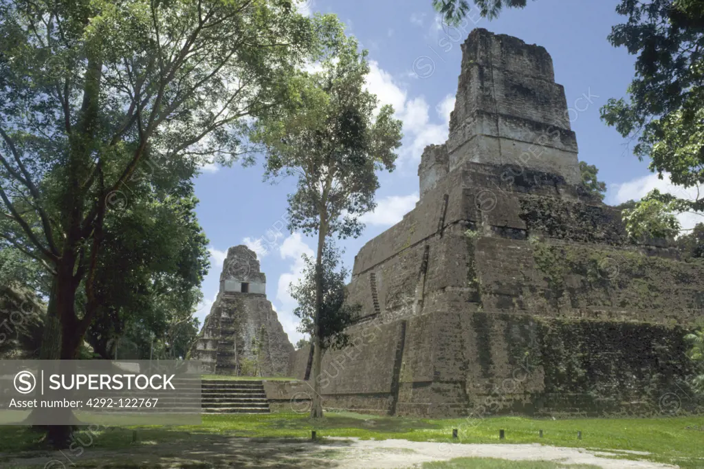 Guatemala, Tikal, mayan city, Temple Two