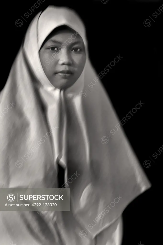 Indonesia, Java. Woman's portrait