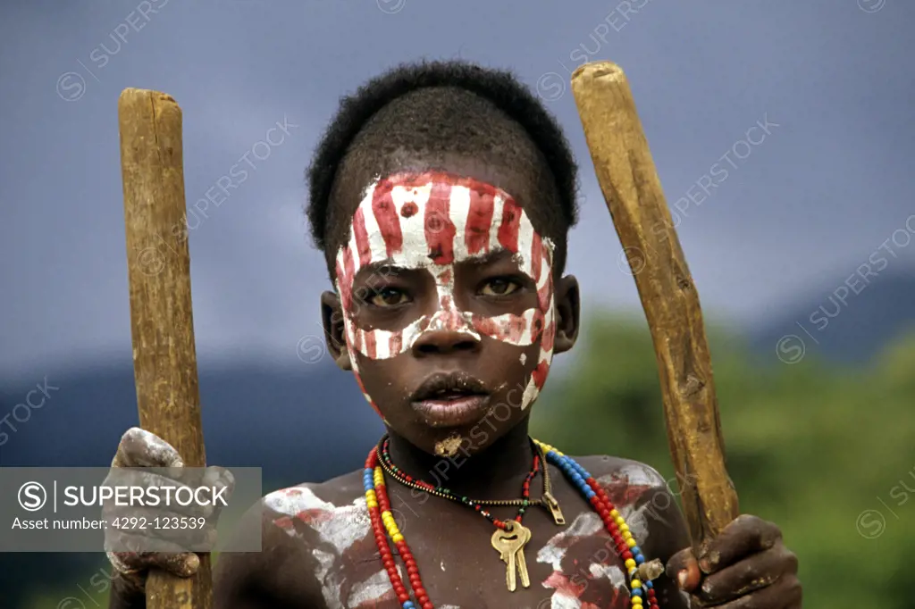 Ethiopia, Omo Valley, Banna boy