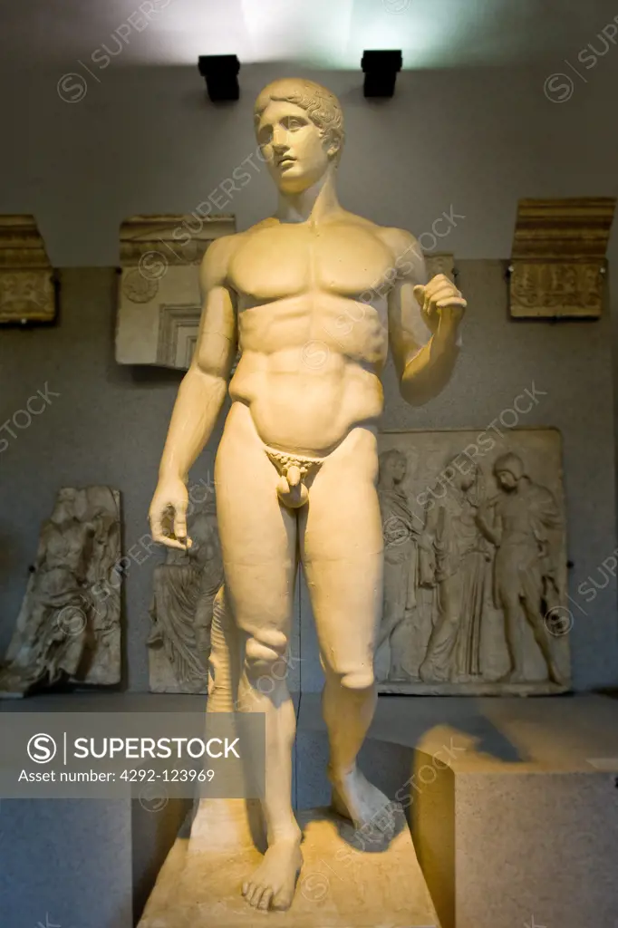 Italy, Emilia Romagna, Bologna Civic Archaeological Museum: gallery of plaster casts