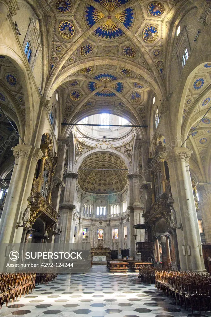 Italy, Lombardy, Como, The Duomo, interior view