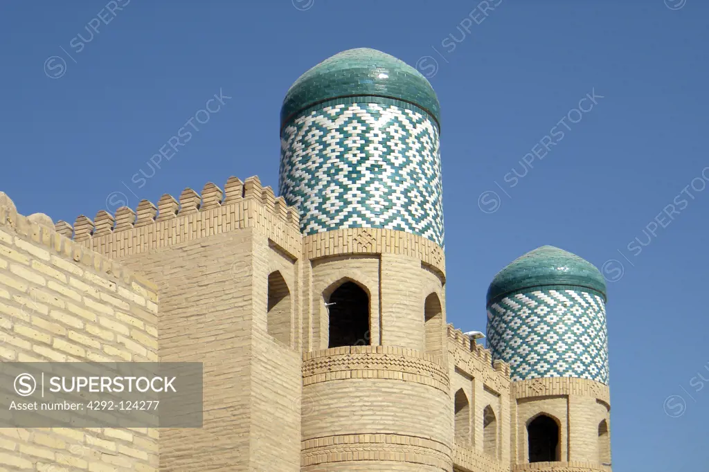 Uzbekistan, old town of Khiva, Allakuli madrassa