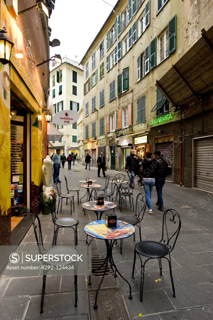 Italy, Liguria, Genoa, old town
