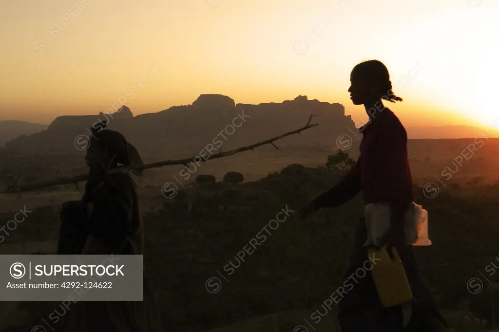 Ethiopia, Tigray Valley, day life