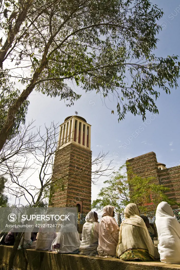 Africa, Eritrea, Asmara, Enda Mariam orthodox cathedral