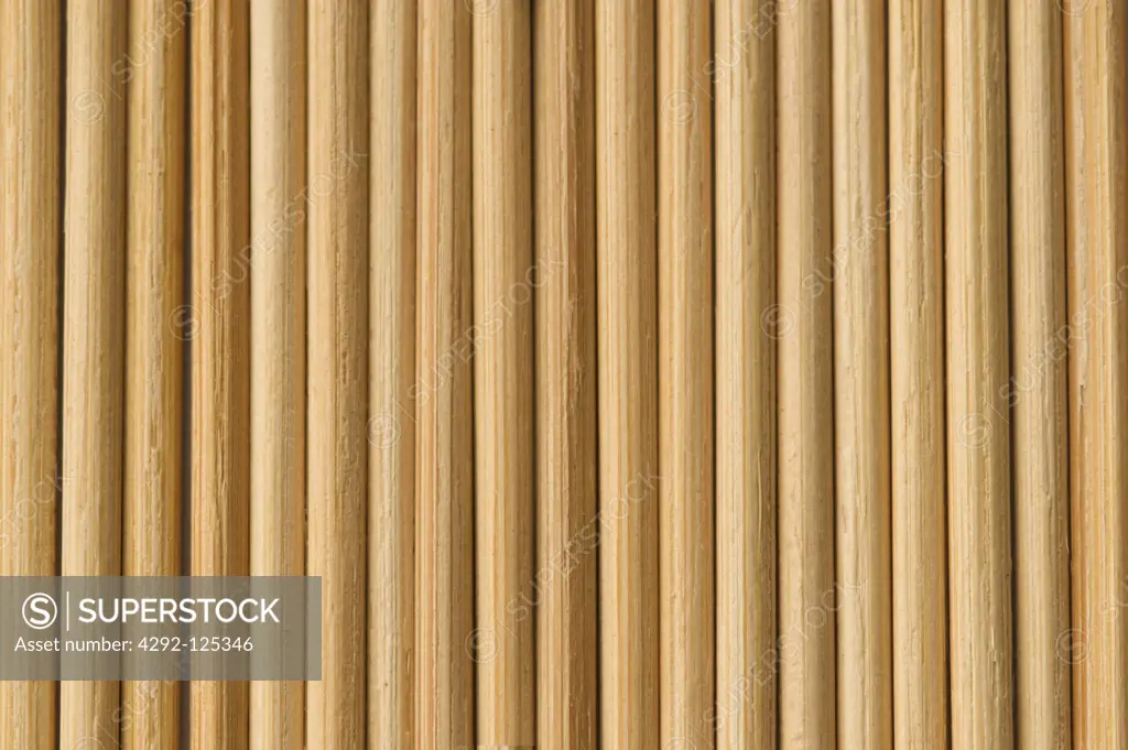 Wooden rods