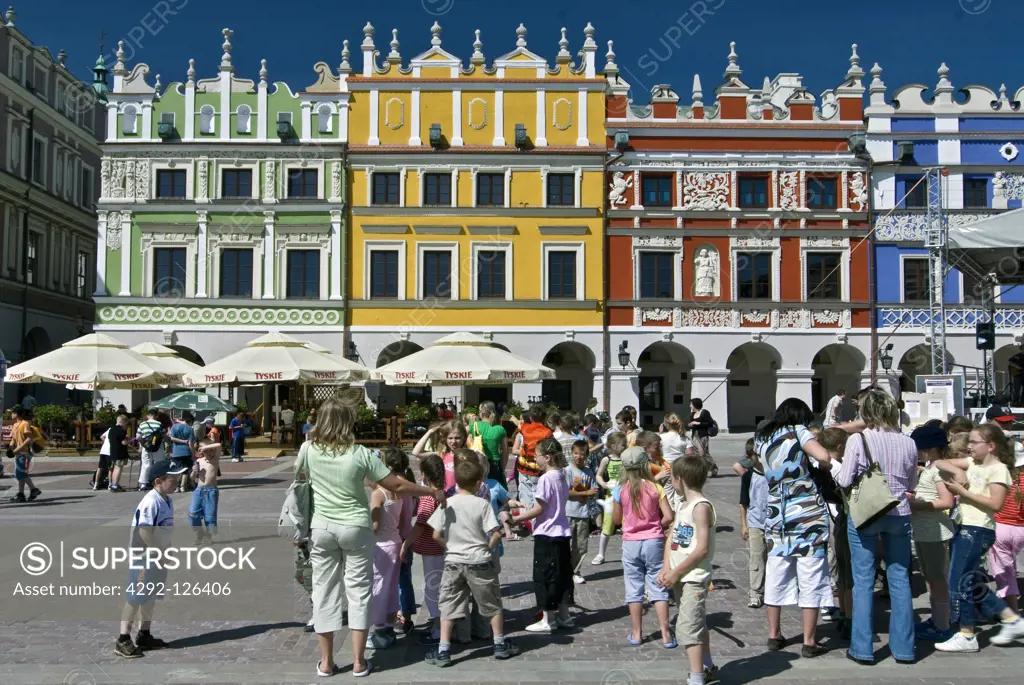 Poland, old city city of Zamosc( UNESCO World Heritage list)