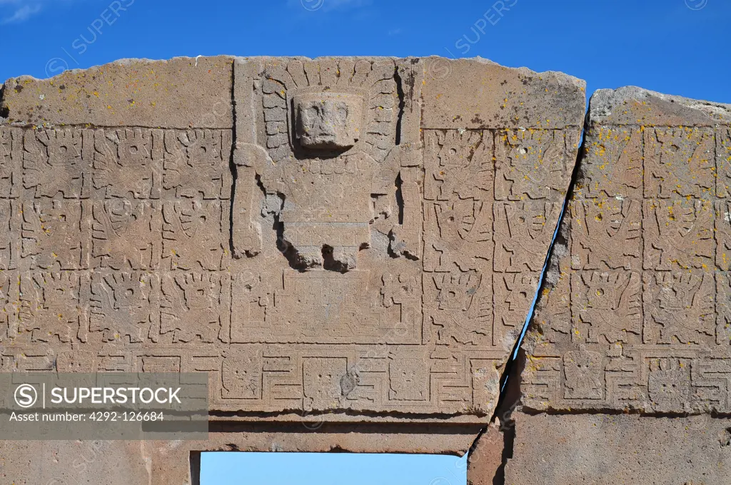 Bolivia, Tiwanaku, Gateway of the Sun