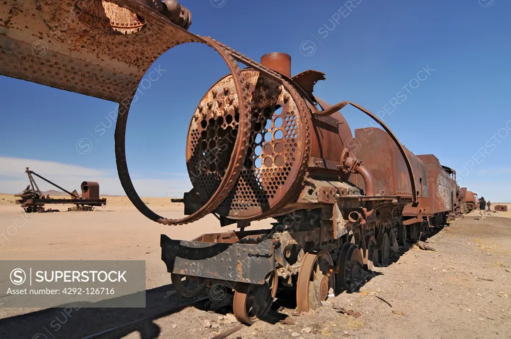 Bolivia, Uyuni area, the Great Train Graveyard, Railway