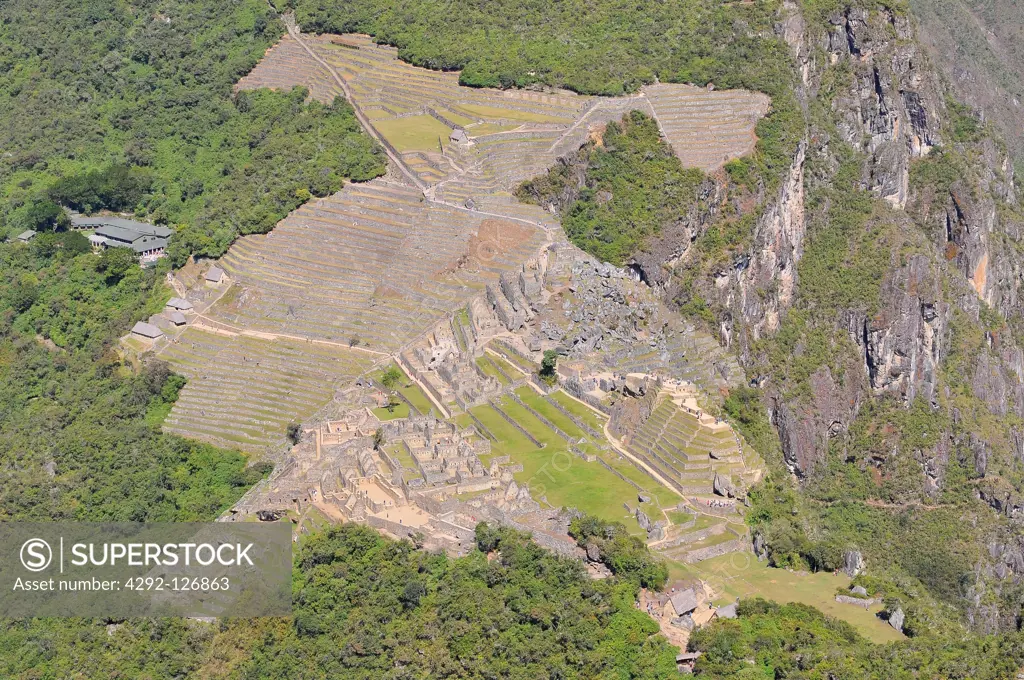 Peru, Cuzco area, Crow Valley, Machu Picchu Incas ruins