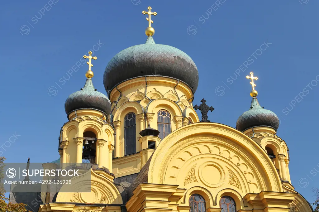 Poland, Metropolitan Orthodox Cathedral of St Mary Magdalene in Warsaw