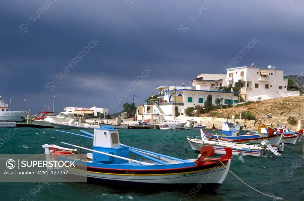 Greece, Dodecanese, Lipsi Island, Boats