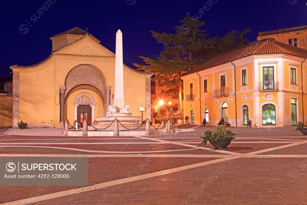 Italy, Campania, Benevento, Santa Sofia church