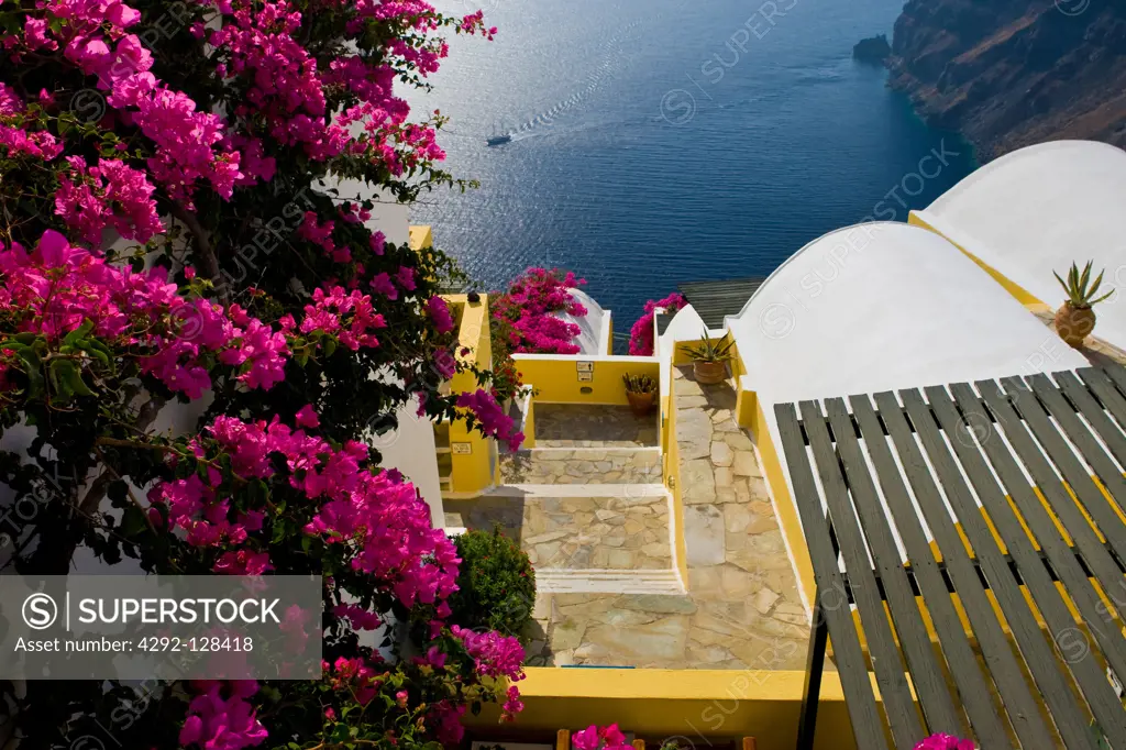 Greece, Cyclades Island, Santorini island, Firostefani