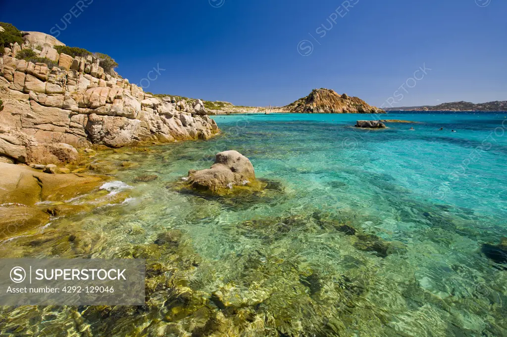 Italy, Sardinia, La Maddalena Archipelago National Park, Beach