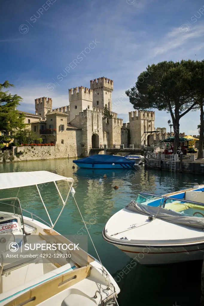 Italy, Lombardy, Sirmione, the Castle