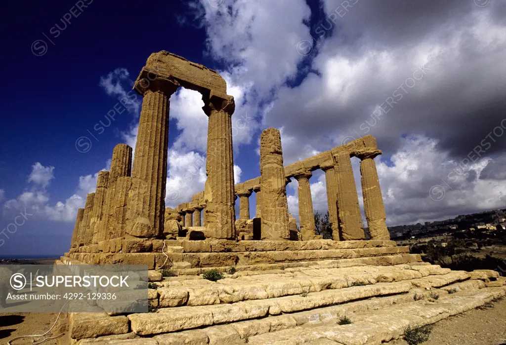 Italy, Sicily, Agrigento, the Juno Temple