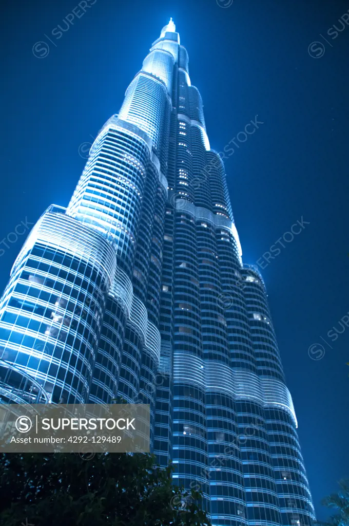 Arab Emirates, Dubai,modern El Khalifa building
