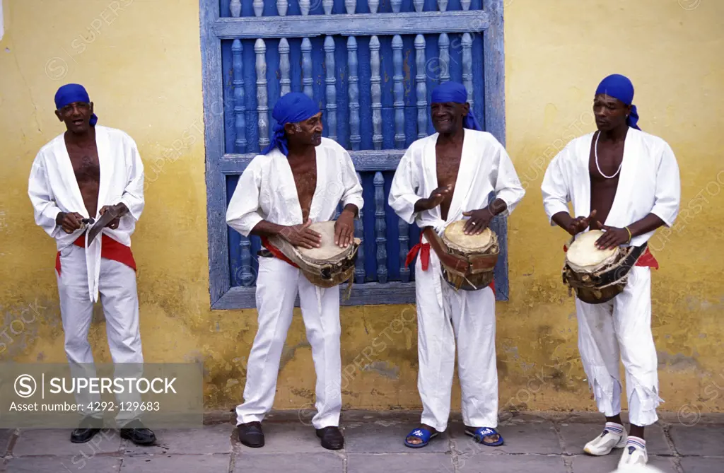 A volume in the Old Town of Trinidad in the province of Sancti spirit in Cuba in the Caribbean.