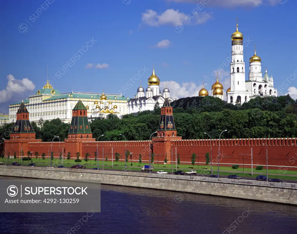 Moscow, Kremlin, Kremlin wall, brick wall, Kremlin Palace
