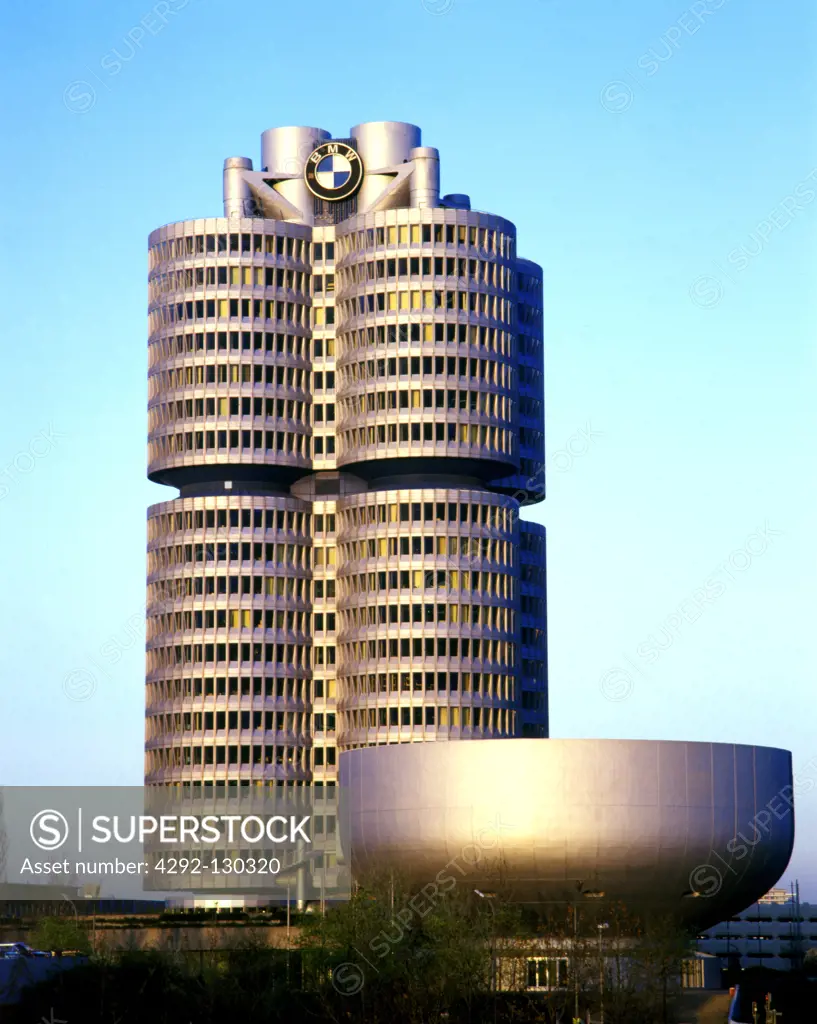 BMW Hochhaus, BMW building in Bayern BMW central