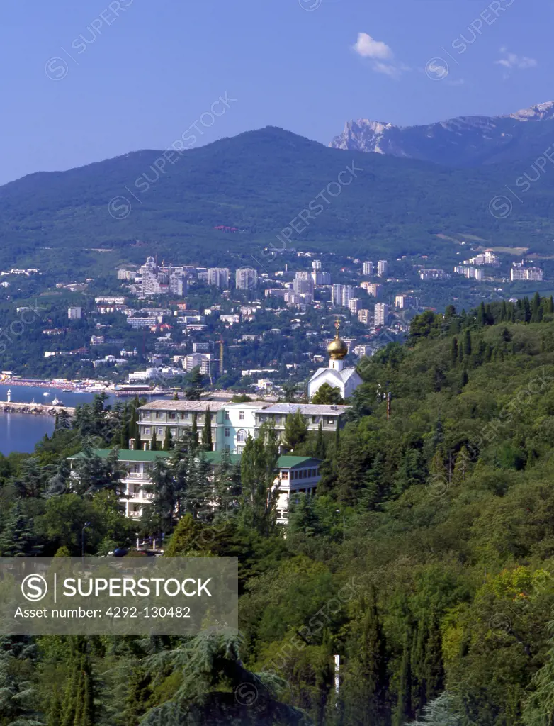 Ukraine, Krim, Blick auf Jalta