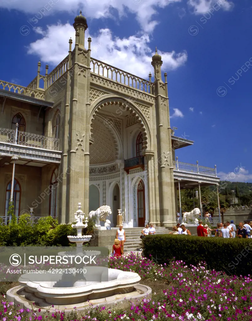 Ukraine, Krim, Alupkinskij Schloss in Jalta