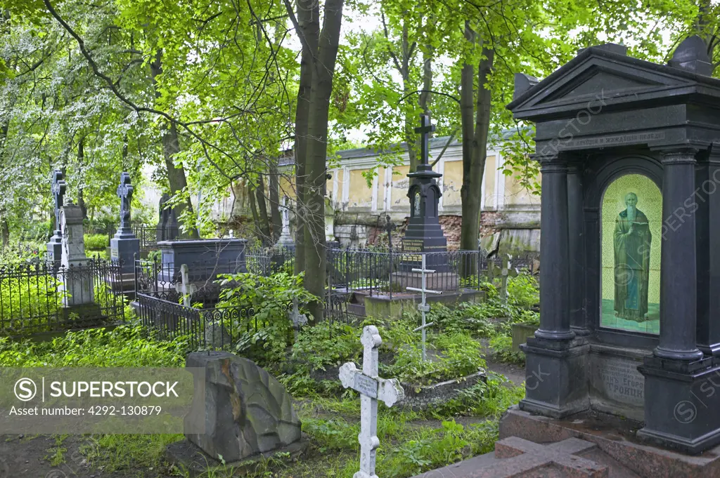 Sankt Petersburg, Alexander Newskij Kloster Friedhof, Saint Petersburg Alexander Newskij cloister cemetery