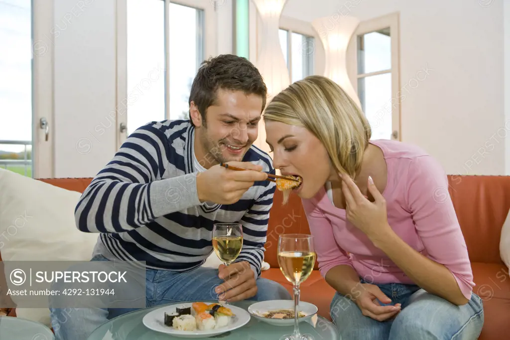 Couple esting Sushi