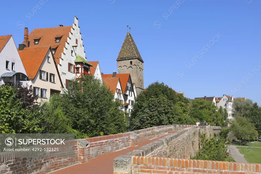 Deutschland, Germany der schiefe Turm von Ulm, Butcher's Tower