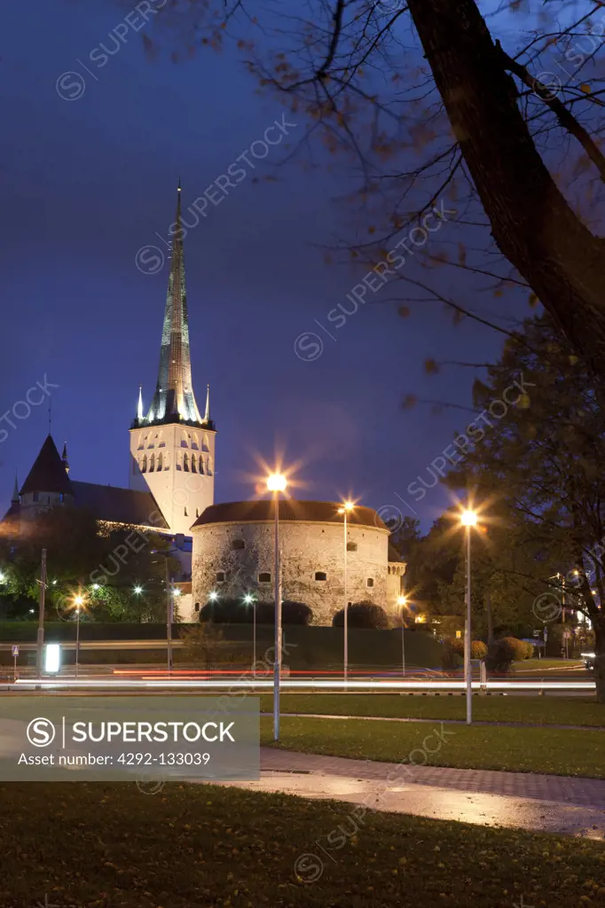 St Olaf Church and Fat Margharetain Tallinn